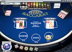 Jeux de table, Baccarat, sur le casino en ligne Play 2 Win