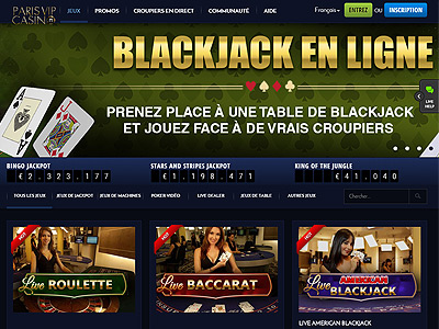 Casino en ligne en français Paris VIP Casino