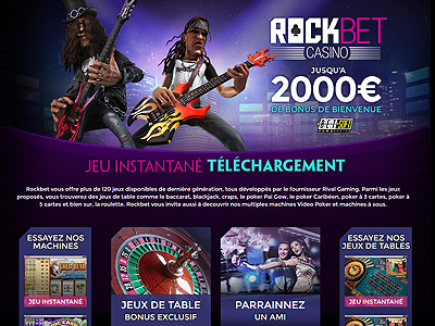 Jeux de casino en ligne Rockbet