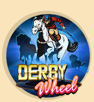 Participez au jeu de télé Derby Wheel et misez sur une incroyable course de chevaux !