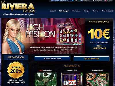 Jouer au casino en ligne Casino La Riviera Casino