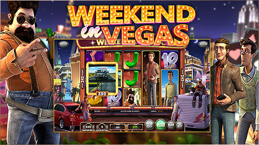 Machine à sous jackpot en 3D Betsoft Weekend in Vegas