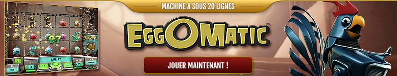 Machine à sous 5 rouleaux 20 lignes sans téléchargement Egg-O-Matic