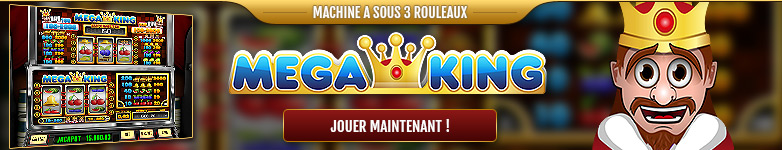 Machine à sous 3 rouleaux sans téléchargement Mega King